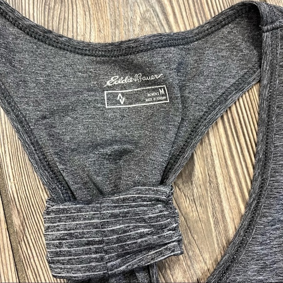 EDDIE bauer workout tank medium gray racerback - Picture 5 of 6